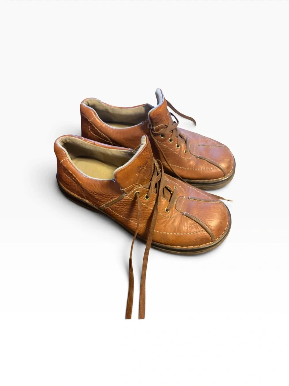 Dr. Martens Tan Brown Leather Lace-Up Men's Boots
